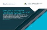 Effective Internal Audit in the Financial Services Sector Documents/Effective... · Non Executive Directors (NEDs) and the Management of Risk A survey of heads of internal audit Effective