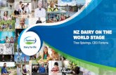 NZ DAIRY ON THE WORLD STAGE - DairyNZ - DairyNZ · PDF filePage 6 Confidential to Fonterra Co-operative Group Deliver on Foodservice potential Selectively invest in milk pools Grow