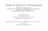 Hybrid Electric Propulsion - NASA · PDF file• Maximizing efficiency and power density of electronic components by cryogenic LNG -fuel cooling ... • Focus is on Hybrid Electric