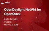 OpenDaylight NetVirt for OpenStack - Meetupfiles.meetup.com/19005558/OpenDaylight_NetVirt_for_OpenStack.pdf · OpenDaylight NetVirt for OpenStack ... //wiki.opendaylight.org/view/OVSDB_Integration: