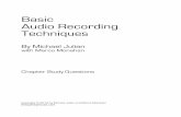 Basic Audio Recording Techniques - The Quimby Housethequimbyhouse.com/docs/165-question-booklet.pdf · Read Chapter 1 in the Basic Audio Recording Techniques textbook, ... They're