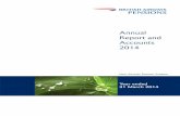 Annual Report and Accounts 2014 - British Airways · PDF fileAnnual Report and Accounts 2014 New Airways Pension Scheme. Annual Report and Accounts ... summary of the Scheme Actuary’s