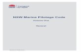 NSW Marine Pilotage Code -   · PDF fileNSW Marine Pilotage Code ... Marine Pilot’s Licence ... the International Maritime Organisation Resolution A.960 and other