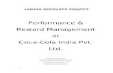 Performance & Reward Management at Coca-Cola India …docshare01.docshare.tips/files/3250/32509104.pdf · Performance & Reward Management at Coca-Cola India Pvt. Ltd. ... HCCBPL,