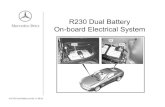 R230 Dual Battery On-board Electrical System - …ww2.justanswer.com/uploads/eurotec/2012-05-31... · 5/31/2012 · R230 Dual Battery On-board Electrical System 218 HO Dual Battery