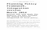 SPPF foundation - Planning  viewPlanning Policy Framework, Integration version: March 2014. Version for public Comment. Planning Policy Framework, Integration version: March 2014