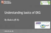 Understanding basics of EKG · PDF file•Basics –Rate ... ECG interpretations i. Measurements ii. Rhythm analysis iii. Conduction analysis iv. Waveform description v. ECG interpretation