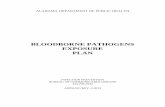 BLOODBORNE PATHOGENS EXPOSURE PLAN - · PDF file · 2013-02-14XX. Appendix B ... This Bloodborne Pathogens Exposure Control Plan was developed by the ADPH ... Bloodborne Pathogens