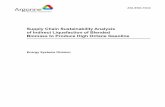 Supply Chain Sustainability Analysis of Indirect ... · PDF fileSupply Chain Sustainability Analysis of Indirect Liquefaction of Blended Biomass to Produce High Octane Gasoline ANL/ESD-15/24