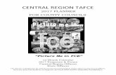 Central Region TAFCE 2016 Planner REGION TAFCE . 2017 PLANNER . FOR COUNTY COUNCILS “Picture Me in FCE” 12-Month Calendar 2017 Programs & Forms Central Region Officers