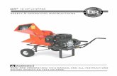 DR 10 HP CHIPPER - DR Power Equipment · PDF fileSETTING UP YOUR DR 10 HP CHIPPER ... 20 Using the Chipper ... their location on your DR 10 HP CHIPPER as you assemble and before you