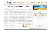 County Wide Newsletter Summer 2016 FCE/WC...Wilson County fce County-Wide Newsletter Summer 2016 “One benefit of summer was that ... Wow! Summer is here and I wasn’t quite ready.