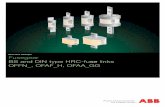 Fusegear BS and DIN type HRC-fuse links OFFN , OFAF H, · PDF fileFusegear BS and DIN type HRC-fuse links OFFN_, OFAF_H, OFAA_GG Short form catalogue O FNB 2 MADE IN A BB 415V 200A