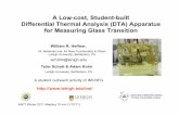 A Low-cost, Student-built Differential Thermal … Low-cost, Student-built Differential Thermal Analysis (DTA) Apparatus for Measuring Glass Transition Int. Materials Inst. for New