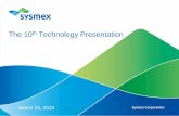 The 10th Technology Presentation - · PDF fileTests Drugs Home Medical office Medical practice details New Information and Knowledge Simulation Provision as applications ... hematology
