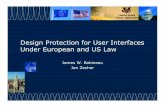 Design Protection for User Interfaces Under … - Zecher - Design...Design Protection for User Interfaces Under European and US Law James W. Babineau Jan Zecher 2 New developments