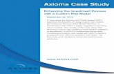 Axioma Case Study methodolog ies for testing model effectiveness use regression-based returns that do not incorporate all risk factors, or simply examine quintile spreads. These approaches