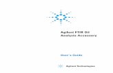 Agilent FTIR Oil Analysis Accessory · PDF file2 Agilent FTIR Oil Analysis Accessory User’s Guide ... the protection provided by the equipment may be ... 1 mW/600-700 nm. If