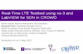 Real-Time LTE Testbed using ns-3 and LabVIEW for SDN · PDF fileReal-Time LTE Testbed using ns-3 and LabVIEW for SDN in CROWD ... FPGA PHY integration and CROWD resource management