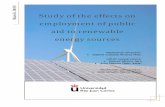 Study of the effects on employment of public aid to ...instituteforenergyresearch.org/wp-content/uploads/...aid-renewable.pdf · Study of the effects on employment of public aid to