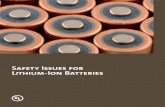 Safety Issues for Lithium-Ion Batteries - UL Issues for Lithium-Ion Batteries ... participating in leadership and expert ... Propulsion Battery System Safety Standard—Lithium-based
