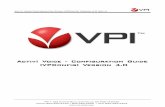 Activ! Voice - Configuration Guide (VPConfig) Version 4 · PDF file4 Activ! Voice Configuration Guide (VPConfig) Version 4.0 (rev c) Introduction This guide will assist you with the