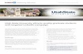 Utah State University attracts quality graduate students ... - LinkedIn · PDF fileMBA program’s innovative approach LinkedIn targeting zeroes in on professionals with ... Utah State