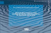 Committee for Development Policy - United · PDF fileCommittee for Development Policy Policy Note Global governance and global rules for development in the post-2015 era United Nations