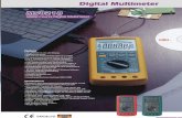 · PDF fileDigital 50000 Counts Digital Multimeter Multimeter Features Large50000 Counts LCD Display Auto/Manual Range ACV and DCV measurements reach up to 1000V