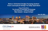 Return Activated Sludge Pumping System: From … 19, 2013 Return Activated Sludge Pumping System: From Conceptual Design To Daily Operation City of Columbus The Division of Sewerage