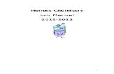 Honors Chemistry Lab Manual - Mrs. Nyzen's …nyzenchemistry.weebly.com/.../honors_lab_manual_12.13.docx · Web viewHonors Chemistry Lab Manual 32 75 1 Honors Chemistry Lab Manual