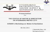 THE STATUS OF WATER & SANITATION IN HYDERABAD METRO …icrier.org/pdf/hyd_short_presentation.pdf · Presentation On THE STATUS OF WATER & SANITATION IN HYDERABAD METRO CITY ... 4