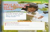 handouts.abs.edu.kwhandouts.abs.edu.kw/elem/Assignments Handouts/Grade 01/Science... · living and nonliving things. Active Reading ... List living and nonliving things you see in