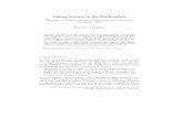 Taking Science to the Marketplace - HYLE--International ... · PDF fileTaking Science to the Marketplace ... the Athenian market-place or the Victorian lecture-hall, ... compromise