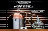 ALEMBIC POT STILL - Grainfather All Grain Brewing · PDF file · 2016-09-13Water distillation ... • Keep the Alembic Pot Still system away from all sources of ignition, including