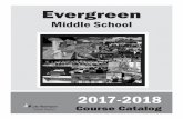 School Name Evergreen - Evergreen Middle School · PDF fileEvergreen Middle School Course ... • Six traits of an effective reader (reading conventions, ... gies based on the 6 Traits