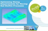 Optimizing Mixing Requirements for Moving- Bed … for Study 4 Ideal Aeration Grid Design Create upwelling and downwelling zones for good mixing of media Minimize energy demand without