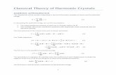Classical Theory of Harmonic Crystals - University of Jordaneacademic.ju.edu.jo/s.mahmood/Material/classical theory of harmonic... · Classical Theory of Harmonic Crystals ... Density