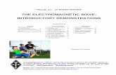 THE ELECTROMAGNETIC WAVE: INTRODUCTORY ... Hands on – to RADIO WAVES” THE ELECTROMAGNETIC WAVE: INTRODUCTORY DEMONSTRATIONS CONTENTS General The Purpose of these Demonstrations