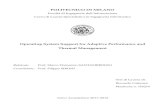 Operating System Support for Adaptive Performance · PDF file · 2013-03-05POLITECNICO DI MILANO Facoltà di Ingegneria dell'Informazione Corso di Laurea Specialistica in Ingegneria
