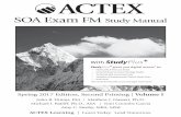 SOA Exam FM Study Manual - Actex - ACTEX / Mad River manual SAMPLE.pdfACTEX SOA Exam FM Study Manual Spring 2017 Edition, Second Printing | Volume I StudyPlus+ gives you digital access*