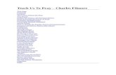 Teach Us To Pray – Charles Filmore - Conscious Living ... Us... · Web viewWe have earnestly sought to know and tell others how to pray, and this book is our very best exposition
