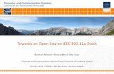 Towards an Open Source IEEE 802.11p Stack - FOSDEM · PDF fileBastian Bloessl, Michele Segata, Christoph Sommer and Falko Dressler, "Towards an Open Source IEEE 802.11p Stack: ...