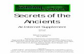 Secrets of the Ancients - Identical Softwareidenticalsoftware.com/rpg/gw/secrets.pdf ·  · 1999-05-31Secrets of the Ancients An Internet Supplement Version 1.0 ... based on the