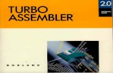 T RB A E BLER - textfiles.com two-pass assembly ... This book is the second of the two books accompanying the Turbo Assembler package. ... Turbo Assembler runs on the IBM PC …