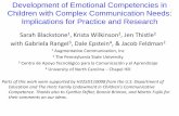 Development of Emotional Competencies in Children … of Emotional... · Development of Emotional Competencies in ... • The development of emotional competencies has a ... boredom