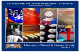 Liturgical Choral & Organ Music - Clover Sitesstorage.cloversites.com/stwilfridsepiscopalchurch...704 O thou who camest from above HEREFORD Praise God from whom all blessing flow OLD