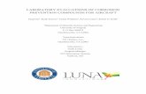 LABORATORY EVALUATIONS OF CORROSION PREVENTION COMPOUNDS ... Report.pdf · LABORATORY EVALUATIONS OF CORROSION PREVENTION COMPOUNDS FOR AIRCRAFT ... 2 Design of Test ... an effective