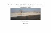 Cedar Hills Wal-Mart · PDF fileES-2 Cedar Hills Wal-Mart Development January 2007 Existing (2007) Plus Project Conditions Analysis • The project-generated trips were combined with