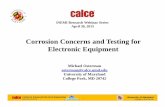 Corrosion Concerns and Testing for Electronic Equipmentthor.inemi.org/webdownload/2015/Corrosion_Concerns_043015.pdf · Corrosion Concerns and Testing for ... • Corrosion of silver